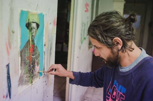 Mi pintura se centra en la manipulación política y los límites de la congruencia