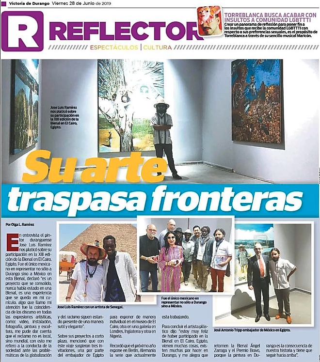 Su arte traspasa fronteras
