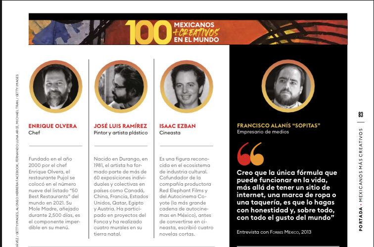 100 Mexicanos más creativos en el mundo